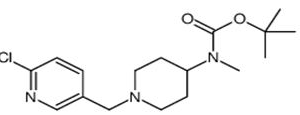 Tert-butyl N-[1-[(6-chloropyridin-3-yl)methyl]piperidin-4-yl]-n-methylcarbamate
