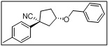 (1S,3S)-3-(benzyloxy)-1-phenylcyclopentane-1-carbonitrile